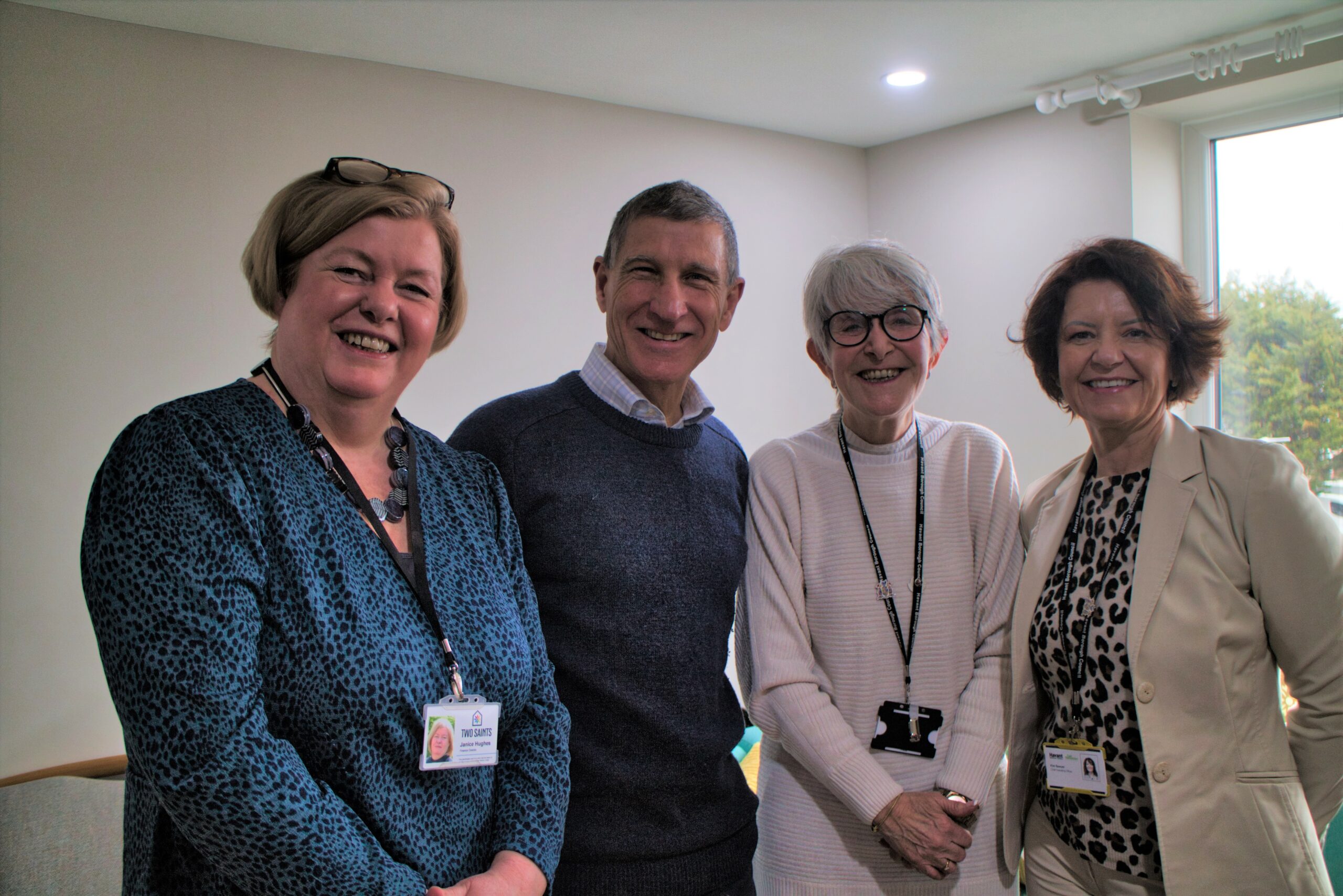 Janice (TS), Richard (TS), Gwen (HBC), Kim (HBC)