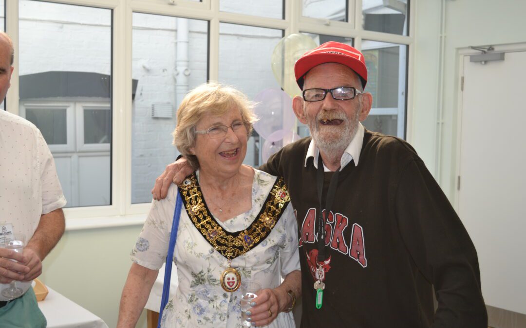 Mayor unveils Day Centre kitchen